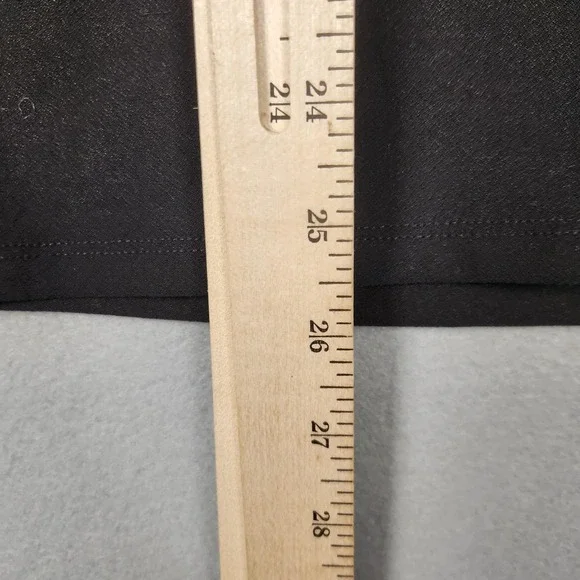 Cato Blouse Womens 18/20W Black Sheer Swiss Dot Ruffle Sleeve Pullover Plus‎ Top - Picture 10 of 14